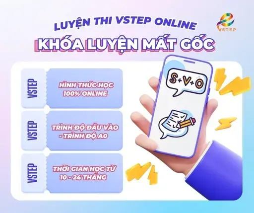 image Khoá luyện mất gốc VSTEP