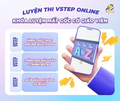 image Khoá luyện mất gốc có giáo viên VSTEP