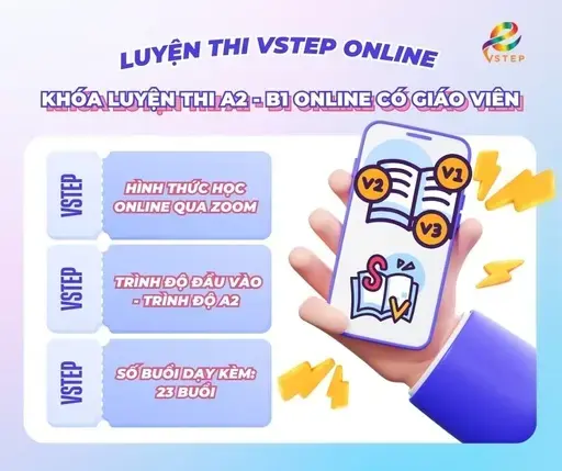image Khóa luyện thi A2 - B1 VSTEP